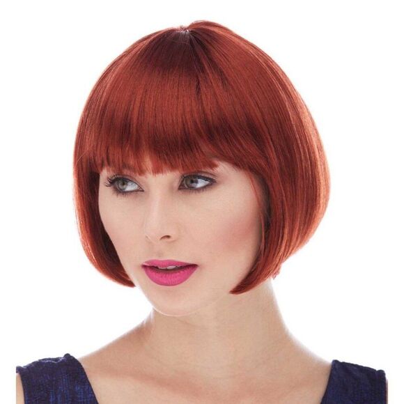 Sepia New Solid Eve Yellow Bob Bangs Wig $44.99 - Picture 1 of 4